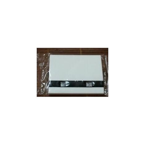Bouton d'arrêt d'urgence composable – Compatible avec interrupteurs Legrand – Finition élégante Opalis – Pour mécanismes d'éclairage