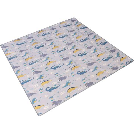 Tapis de sol antidérapant pour bébé, imperméable et anti-salissures, idéal pour les pique-niques en extérieur, à placer sous une chaise haute. (1/5)