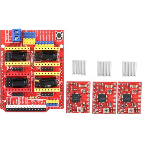 3D Printer CNC V3 Engraver Expansion Board 3pcs A4988 Driver Module