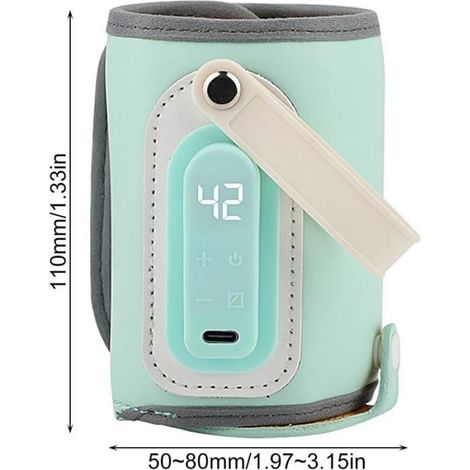 Chauffe-Biberon Nomade Manchon Portable Alimenté par USB - Chauffe-Biberon de Voyage pour Lait Maternel (1/5)