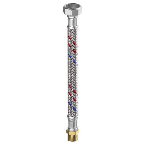 Flamco Meiflex Tuyau blindé MS-Ans. S/H/K 1 1/4 Pouce IG x 1 1/4" AG, 1000 mm, M5725.1142.100