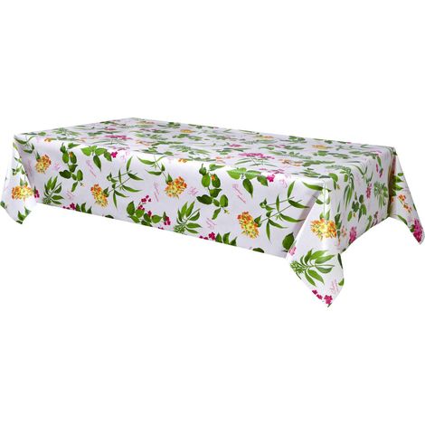 Nappe en toile cirée rectangulaire BOTANIQUE (1/4)