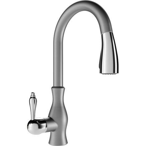 Mexen Savita rubinetto da cucina, grigio - 672601-61 (1/2)