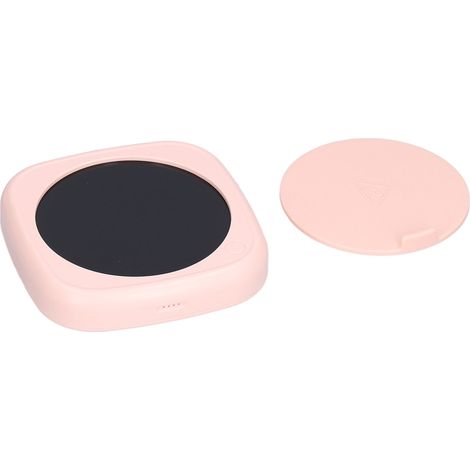 Tisch-Tassenwärmer-Set, isolierte Heizmatte für Kaffee und Milch, rosa Heizfuß, 220 V EU (1/5)