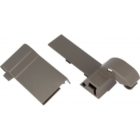 KIT MONTAGE PORTE GAUCHE INOX GRIS POUR REFRIGERATEUR SAMSUNG - DA91-04472A (1/3)