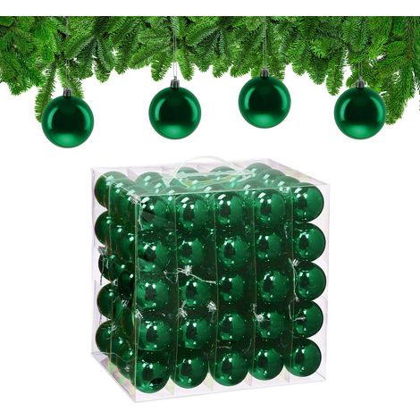Set of 100 Glossy Christmas Tree Baubles (1/5)