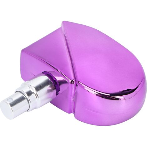 Flacon vaporisateur de parfum rechargeable en forme de cœur, portable et vide, 25 ml, violet (1/5)