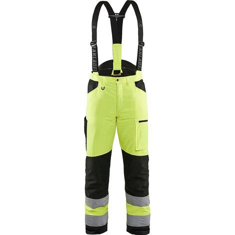 Pantalon de travail tronçonneuse haute visibilité 1920 - Jaune fluo/Noir XL - FR(50) - SE(C56) - Standards