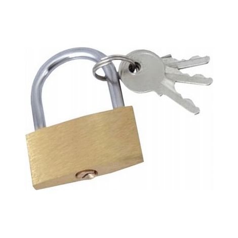 Lucchetto in ottone imp. 25mm ME25