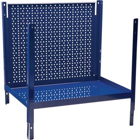 Elemento de balda LOGS 30 H520xAn540xF390mm azul RAL 5022 con pared trasera perforada
