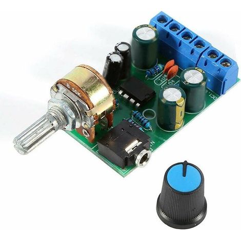 DC1.8-12V TDA2822M Module Amplificateur Audio Stéréo Basse Tension Carte Amplificateur de Son 2 Canaux AUX 3.5mm (1/5)