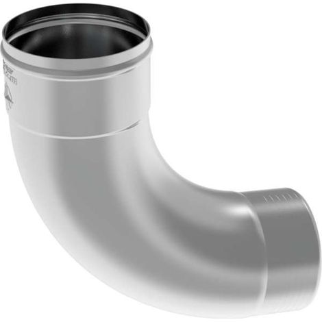 Zambelli Titanzink Meister-Bogen 85 Grad 76 mm mit Logo einteilig, 132810-E-ZAM