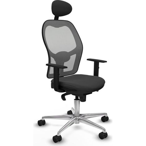 Piqueras-y-crespo Silla Jorquera chaise bureau gris sombre
