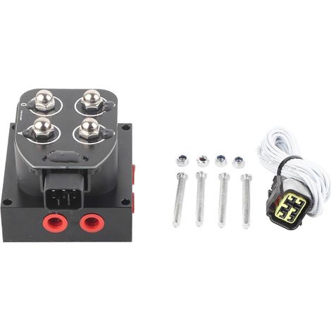 12V 12,6W Luftfederungsverteilerblock 0-300psi Magnetventil für LKW PKW (1/5)