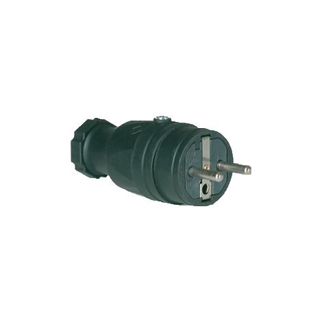 Fiche caoutchouc IP44 op 2P+T 16A 220/250V (PCE) EC6903F EC6903F