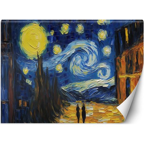 Fototapete Sternenklare Nacht - V. van Gogh 100x70 cm