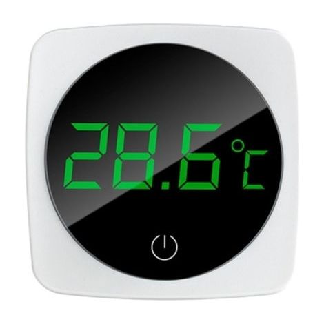 Selbstklebendes digitales LCD-Thermometer für Aquarien, Temperaturanzeige mit großem Bildschirm für Terrarien, 0-60°C. (1/3)