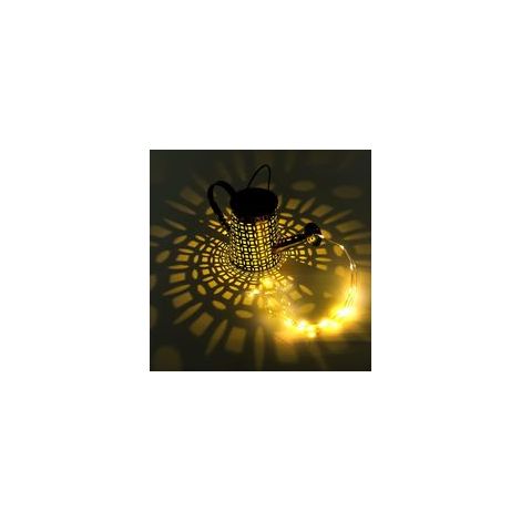 Arrosoir solaire lumineux d'extérieur, décoration de jardin solaire