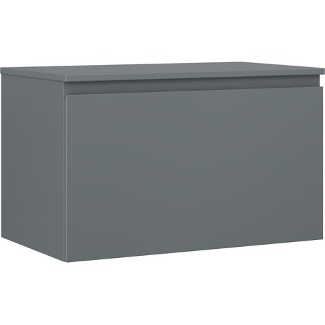 Mexen Orio Badezimmer-Unterschrank 80 cm mit Arbeitsplatte, 1 Schublade, matt graphit - 91A10-08047-1-BFC66 (1/5)
