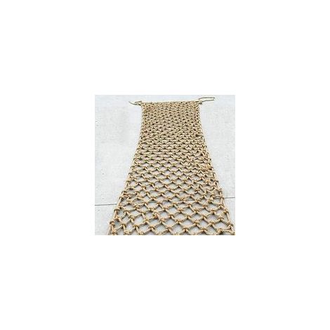 Filet Décoratif Corde pour Intérieur ou Extérieur, Sécurité Protection Chanvre Net, Anti-Chute Jute de Garde-Corps D'escalier Balcon Enfants 0.5x2m - (1/4)