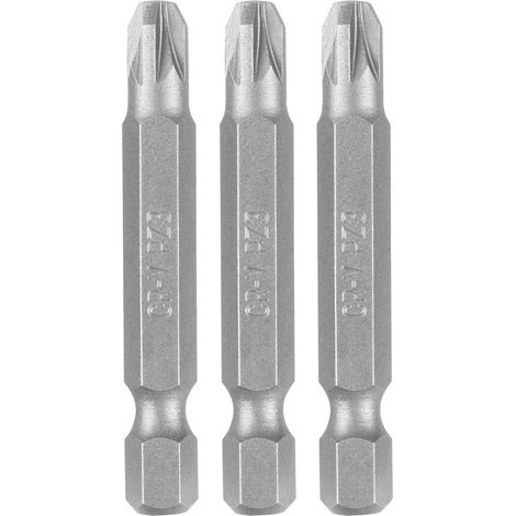 Embouts PZ3 x 50 mm, 3 pièces.