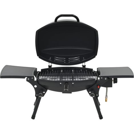 Maison Exclusive - Barbecue e Griglia a Gas Portatile con Fornello Nero