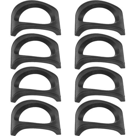 Lot de 8 supports pour ocarina en résine durable, supports portables pour ocarina à 6 trous-6.8x5cm-Black (1/3)