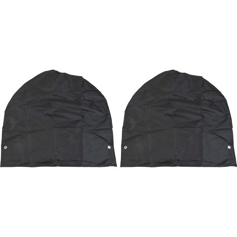 Heavy Duty Pack of 2 Wheel Covers, Suitable for RVs and Caravans, Protects Tyre from Environmental Damage, Fits 27–29 in (72.5 cm) Tyres, UV/Dust Protection