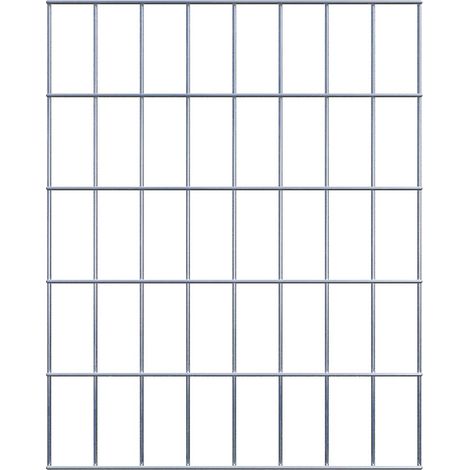 Grille de Gabion à l’unité - Dimensions: 40 cm x 50 cm - mailles de 5 x 10 cm - Made in Germany