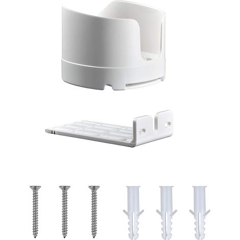 Support de prise gain de place pour routeur TP-Link Deco M4, sans câbles apparents.
