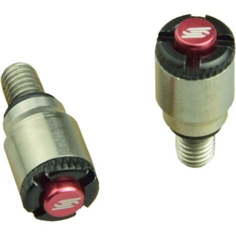 Purgadores de amortiguadores Scar Racing Showa, Kayaba color rojo - 5X08