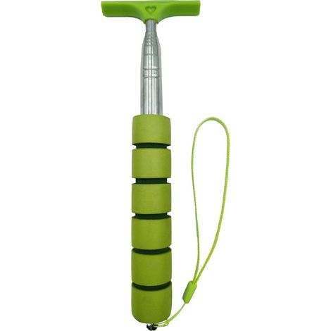 Limpiaparabrisas para espejo retrovisor de coche, escobilla telescópica portátil para espejo lateral, cepillo para limpiar parabrisas y ventanas, verde (1/5)
