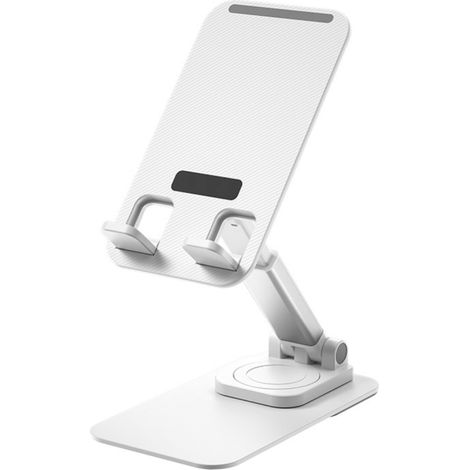Support Bureau Pivotant 360° - Universel Téléphone Tablette - Réglage Angulaire 180° - Antidérapant Silicone - Ergonomique - 1 Pièce (1/5)
