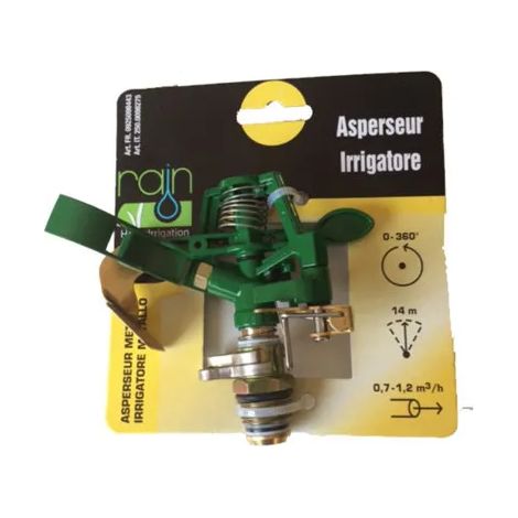 Asperseur Métal Rain 14m Arrosage De Surface, Rayon 14m, Métal - Rain Irrigation