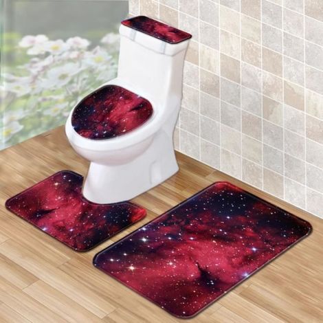Tapis de toilette - - B-Ciel étoilé - Non Slip - Absorbant - Lavable à la machine - 45x75cm (1/3)