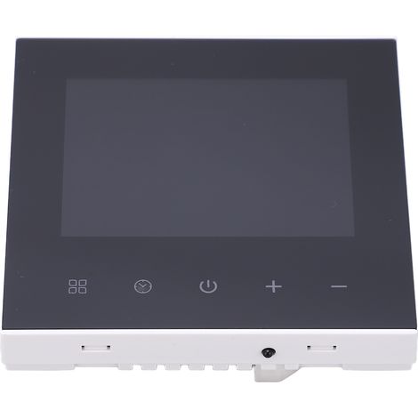Thermostat intelligent Wi-Fi 86 pouces avec commande vocale via application et écran tactile, installation encastrée, 100-240 V. (1/5)