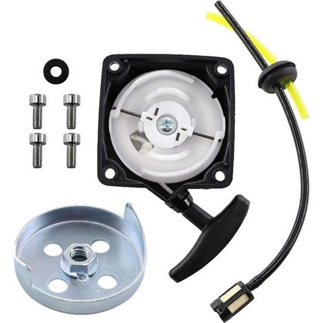 Lanceur à rappel pour débroussailleuse ou machine multifonction 5 en 1 : accessoire de démarrage rapide et facile pour vos outils (1/4)