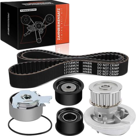 Kit cinghia di distribuzione, lunghezza 1368 mm, larghezza 24 mm, numero di denti 171, include pompa dell'acqua, compatibile con Opel e Chevrolet (1/5)