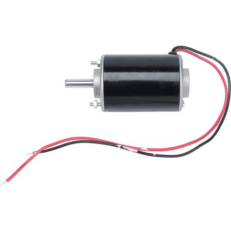 Moteur Électrique à Courant Continu à Aimant Permanent Haute Vitesse 24V 7000 Tr/min pour Tondeuse à Gazon, Arbre 26mm, Rotation CW/CCW (1/5)