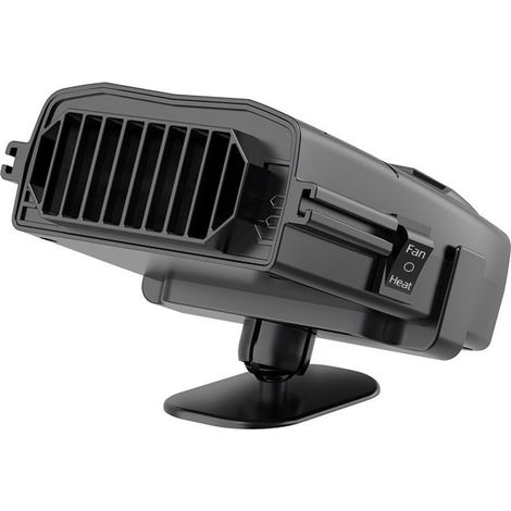 1 chauffage soufflant pour voiture, 12 V, 150 W, désembuage et dégivrage, ventilation réversible, rotation 360° (1/4)