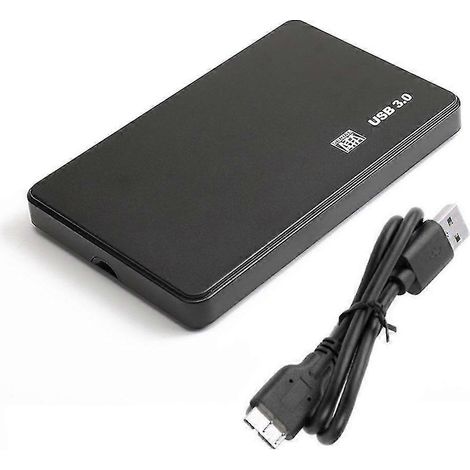 USB 3.0 Festplattengehäuse 5 Gbit/s 2,5 Zoll Festplattengehäuse Sata-Verschluss Externes Festplatten-Festplattengehäuse für PC Ha (1/5)