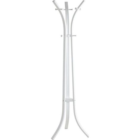 Porte-Manteau en Métal "Tilla" 174cm Blanc (1/4)