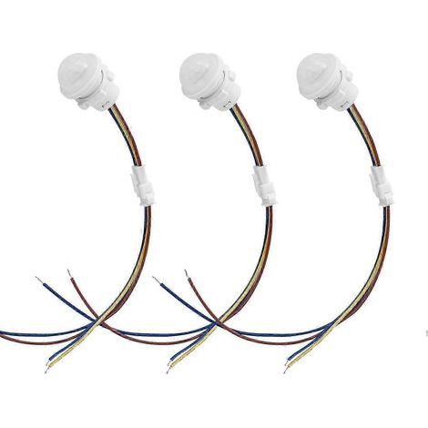 Set mit 3 Bewegungsmeldern, PIR-Sensor, 85–265 V (1/5)
