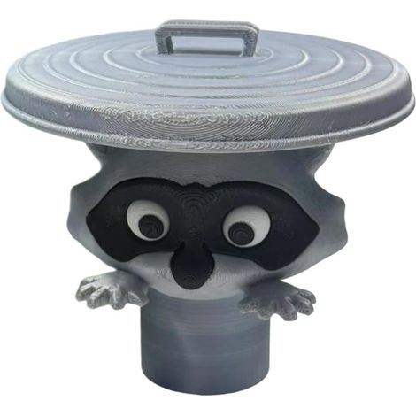 Accessoires de salle bain originaux avec des ratons laveurs : (1/5)