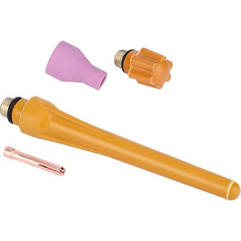 20 Stück QQ150 WIG-Schweißbrenner-Verschleißteile, Keramikdüsen-Spannzange, lange und kurze hintere Kappe, 2,0 mm Spannzange (1/5)