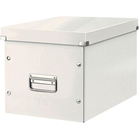 Boîte de rangement carton Leitz Click & Store Wow Cube Format L blanc