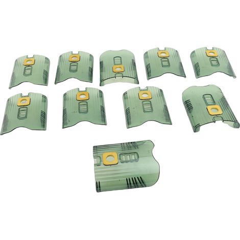 10 Pack Organisateur Chaussures PET 3 Niveaux Réglable Empilable Double Couche – Support Rack Placard Maison Dortoir, Vert (1/5)