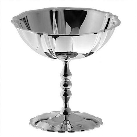 Eisschale aus Edelstahl, Dessertschale, Retro-Puddingschale, Eisbecher, elegantes Tischmittelstück für eine Hochzeit (1/5)
