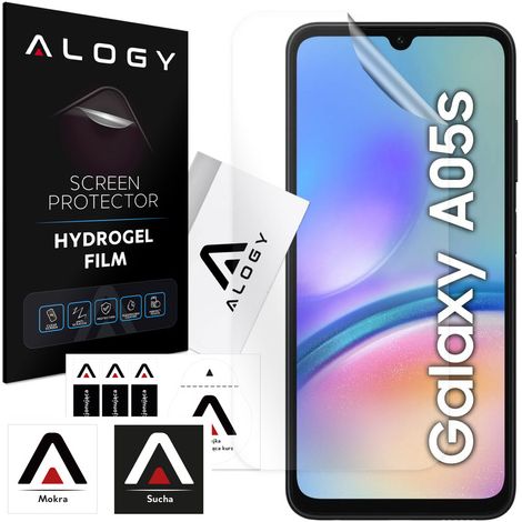 Pellicola protettiva in idrogel per schermo del telefono Samsung Galaxy A05s 4G, pellicola protettiva in idrogel Alogy (1/4)