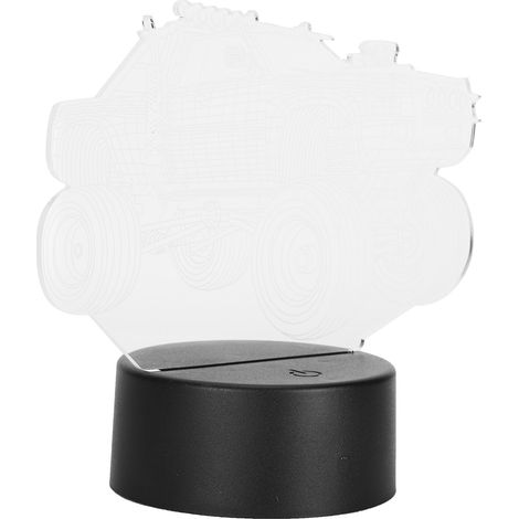 Lampe de nuit 3D pour véhicule tout-terrain avec interrupteur tactile et batterie USB, éclairage visuel créatif (1/5)
